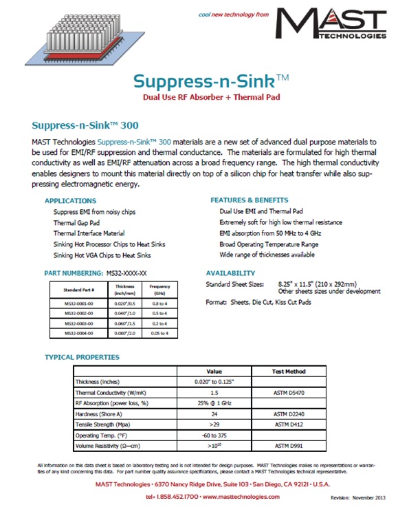 MAST Technologies Suppress-n-Sink